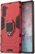 Samsung Galaxy Note 10 Hybride Kickstand Hoesje Rood afbeelding 1