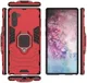 Samsung Galaxy Note 10 Hybride Kickstand Hoesje Rood afbeelding 4