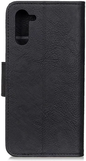 Samsung Galaxy Note 10 Litchi Skin Portemonnee Hoesje Zwart afbeelding 10