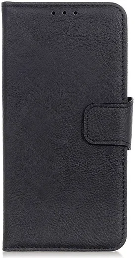 Samsung Galaxy Note 10 Litchi Skin Portemonnee Hoesje Zwart afbeelding 2