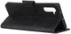 Samsung Galaxy Note 10 Litchi Skin Portemonnee Hoesje Zwart afbeelding 4