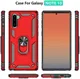 Samsung Galaxy Note 10 Hybride Hoesje met Kickstand Zwart afbeelding 3