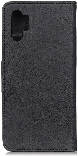Samsung Galaxy Note 10 Plus Litchi Skin Portemonnee Hoesje Zwart afbeelding 12