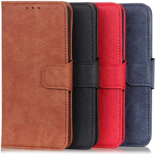 Samsung Galaxy Note 10 Plus Litchi Skin Portemonnee Hoesje Bruin afbeelding 5