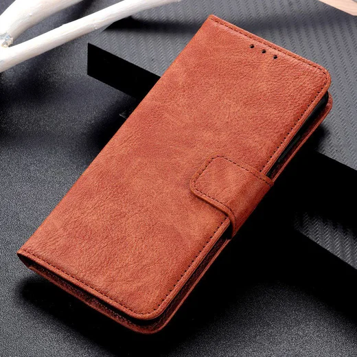 Samsung Galaxy Note 10 Plus Litchi Skin Portemonnee Hoesje Bruin afbeelding 6