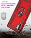 Samsung Galaxy Note 10 Plus Hybride Kickstand Hoesje Rood afbeelding 2
