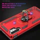 Samsung Galaxy Note 10 Plus Hybride Kickstand Hoesje Rood afbeelding 11