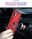 Samsung Galaxy Note 10 Plus Hybride Kickstand Hoesje Rood afbeelding 5