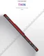 Samsung Galaxy Note 10 Plus Hybride Kickstand Hoesje Rood afbeelding 7