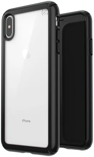 Speck Presidio Show Transparant Hoesje Apple iPhone XS Max Zwart afbeelding 1