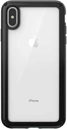 Speck Presidio Show Transparant Hoesje Apple iPhone XS Max Zwart afbeelding 10
