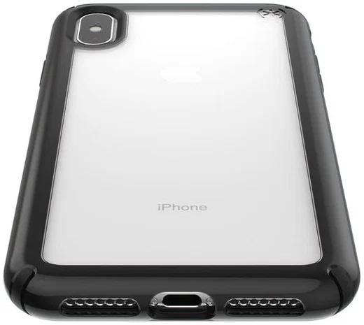 Speck Presidio Show Transparant Hoesje Apple iPhone XS Max Zwart afbeelding 11