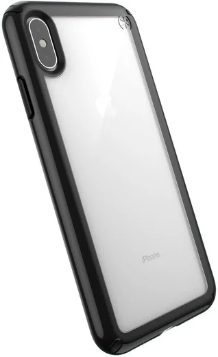 Speck Presidio Show Transparant Hoesje Apple iPhone XS Max Zwart afbeelding 5
