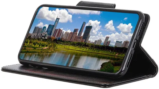 Samsung Galaxy Note 10 Plus Portemonnee Hoesje Zwart afbeelding 13