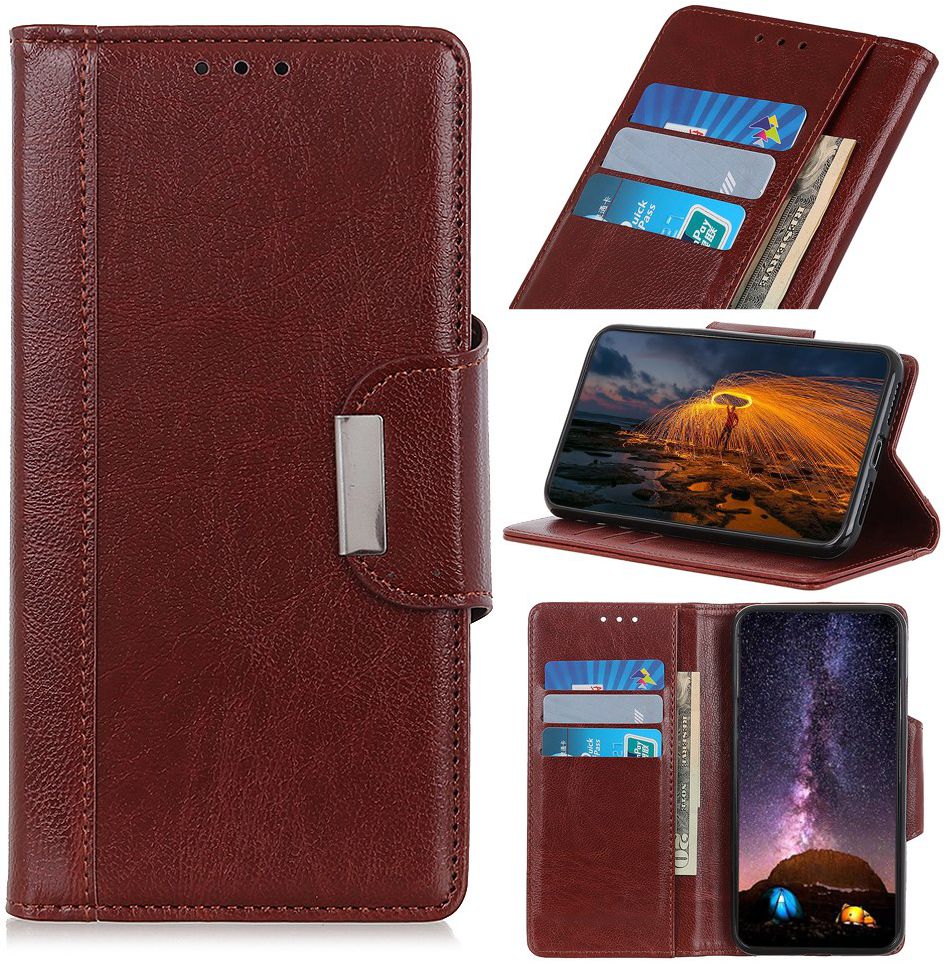 Samsung Galaxy Note 10 Plus Portemonnee Hoesje Bruin afbeelding 3