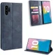 Samsung Galaxy Note 10 Plus Vintage Portemonnee Hoesje Blauw afbeelding 3