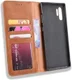 Samsung Galaxy Note 10 Plus Vintage Portemonnee Hoesje Bruin afbeelding 5