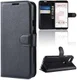 Google Pixel 3a Litchi Skin Leren Portemonnee Hoesje Zwart afbeelding 4