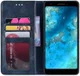 Google Pixel 3a Vintage Portemonnee Hoesje Blauw afbeelding 1