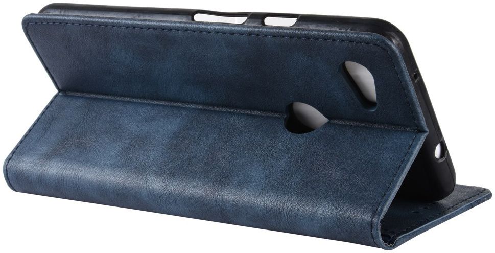 Google Pixel 3a Vintage Portemonnee Hoesje Blauw afbeelding 4