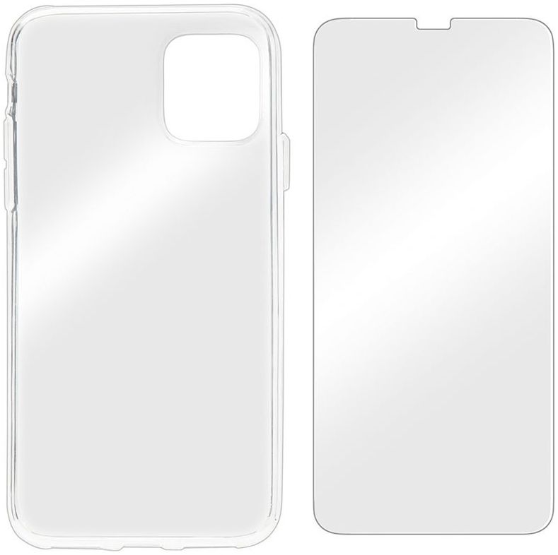 Displex 2D Real Glass + Case iPhone 11 Pro Max 360° Protection Kit afbeelding 2