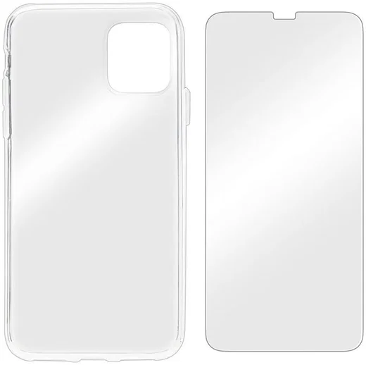 Displex 2D Real Glass + Case iPhone 11 Pro Max 360° Protection Kit afbeelding 2
