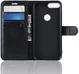 Alcatel 1S (2019) Portemonnee Hoesje Lychee Zwart afbeelding 4