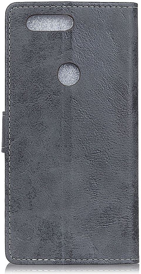 Alcatel 1S (2019) Vintage Portemonnee Hoesje Grijs afbeelding 9