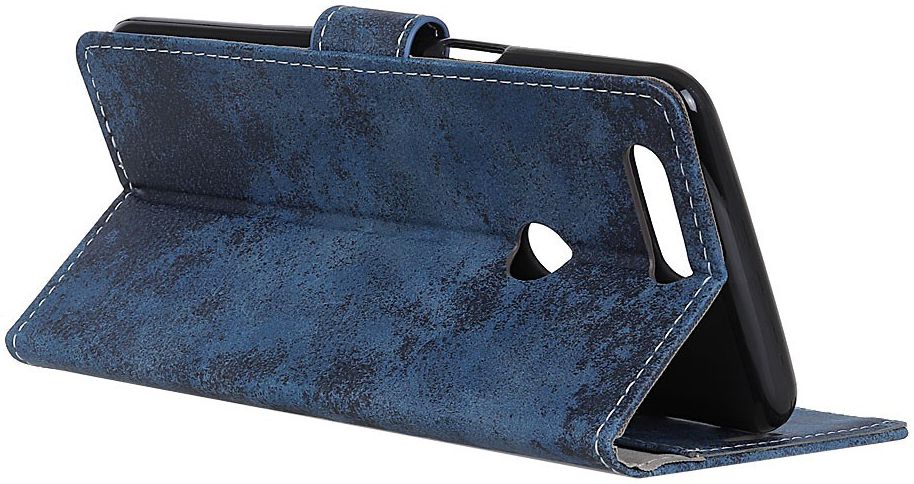 Alcatel 1S (2019) Vintage Portemonnee Hoesje Blauw afbeelding 3