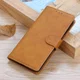 Alcatel 3 (2019) Portemonnee Hoesje Bruin afbeelding 11