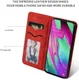 Samsung Galaxy A40 Luxe Portemonnee Hoesje Rood afbeelding 3