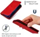 Samsung Galaxy A40 Luxe Portemonnee Hoesje Rood afbeelding 4