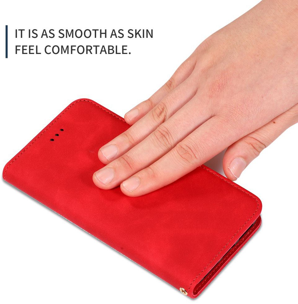 Samsung Galaxy A40 Luxe Portemonnee Hoesje Rood afbeelding 8