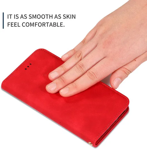 Samsung Galaxy A40 Luxe Portemonnee Hoesje Rood afbeelding 8