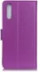 Samsung Galaxy A50 Book Case Hoesje Wallet Kunst Leer Paars afbeelding 6