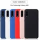 Samsung Galaxy A50 Hoesje TPU met Rubber Coating Rood afbeelding 2