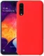 Samsung Galaxy A50 Hoesje TPU met Rubber Coating Rood afbeelding 1
