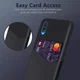 Samsung Galaxy A50 Hoesje Back Cover met Kaarthouder Zwart afbeelding 3