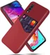 Samsung Galaxy A70 Back Cover met Kaarthouder Rood afbeelding 1