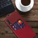 Samsung Galaxy A70 Back Cover met Kaarthouder Rood afbeelding 4