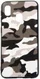 Samsung Galaxy A40 TPU Hoesje met Camouflage Print Wit afbeelding 2