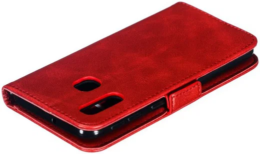 Samsung Galaxy A40 Portemonnee Hoesje met Standaard Rood afbeelding 9