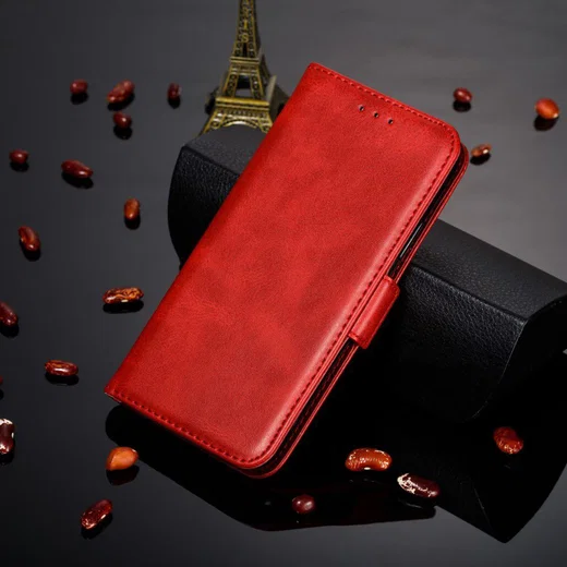 Samsung Galaxy A40 Portemonnee Hoesje met Standaard Rood afbeelding 12