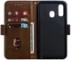 Samsung Galaxy A40 Portemonnee Hoesje met Standaard Donkerbruin afbeelding 2