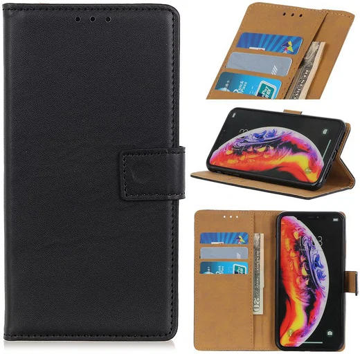 Samsung Galaxy A40 Stijlvol Portemonnee Hoesje met Standaard Zwart afbeelding 12