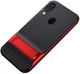 Samsung Galaxy A40 Stijlvol Hybride Kickstand Hoesje Rood afbeelding 1