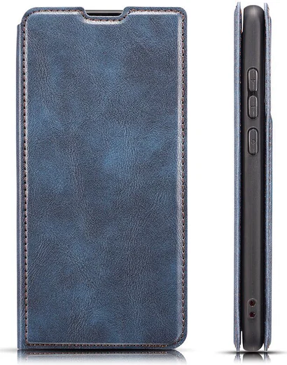 Samsung Galaxy A40 Dun Portemonnee Hoesje Blauw afbeelding 12
