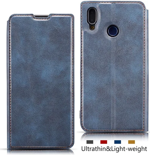 Samsung Galaxy A40 Dun Portemonnee Hoesje Blauw afbeelding 5