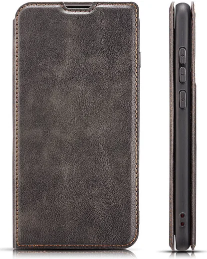 Samsung Galaxy A40 Dun Portemonnee Hoesje Zwart afbeelding 11