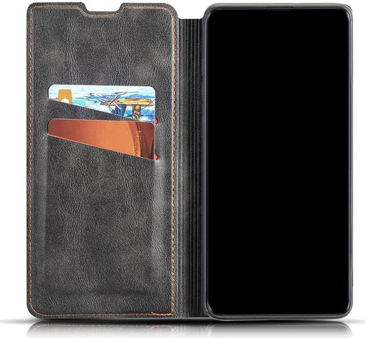 Samsung Galaxy A40 Dun Portemonnee Hoesje Zwart afbeelding 2